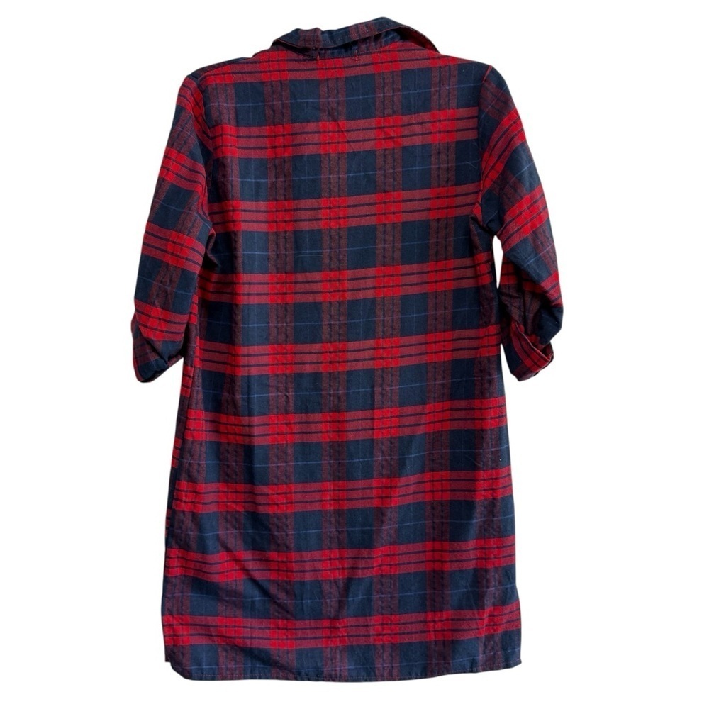 🧨 5/$25 Women’s Plaid Mini Shirt Winter Dress - Picture 3 of 6
